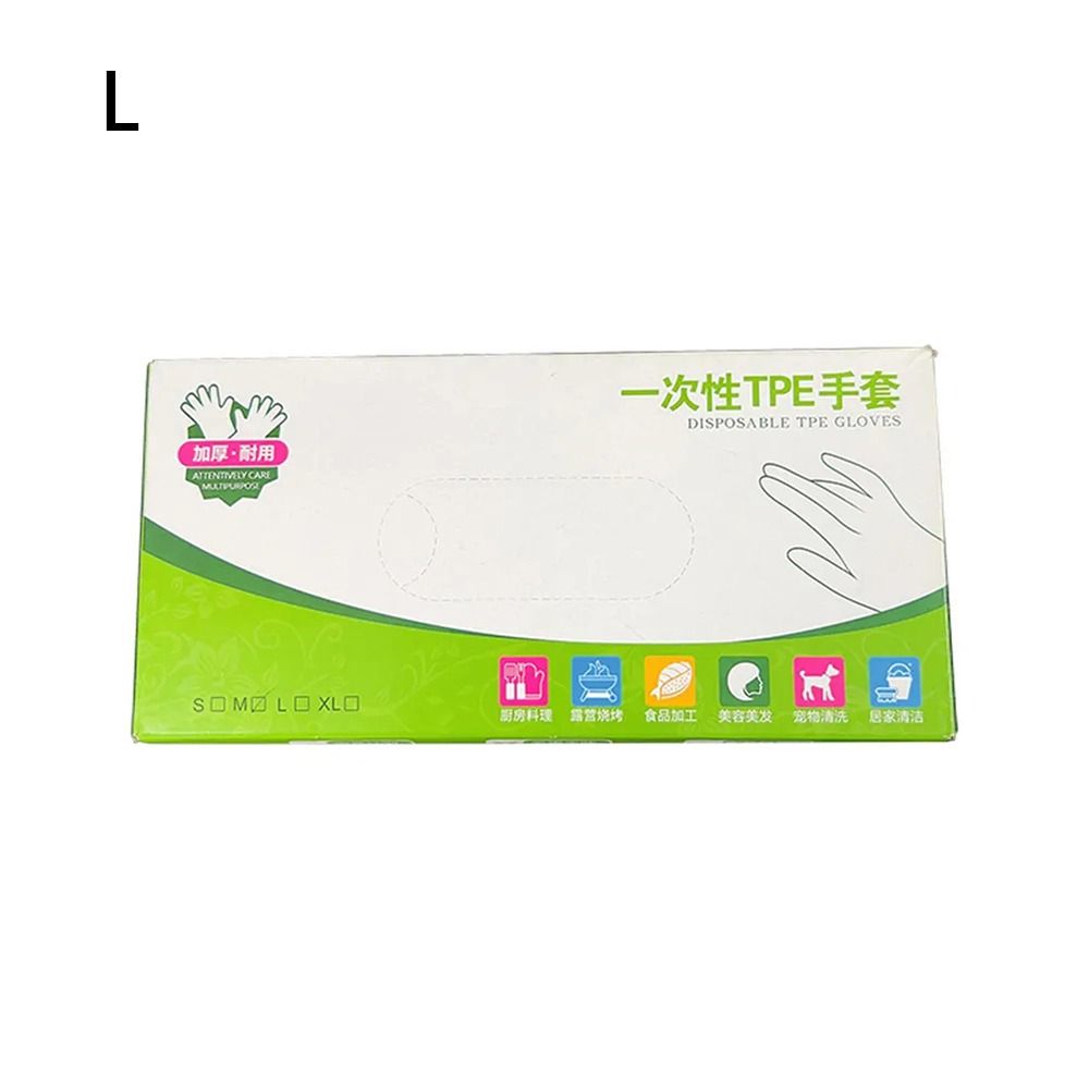 Latex Disposable Glove - 100Pcs Household Acid Work Safety Disposable