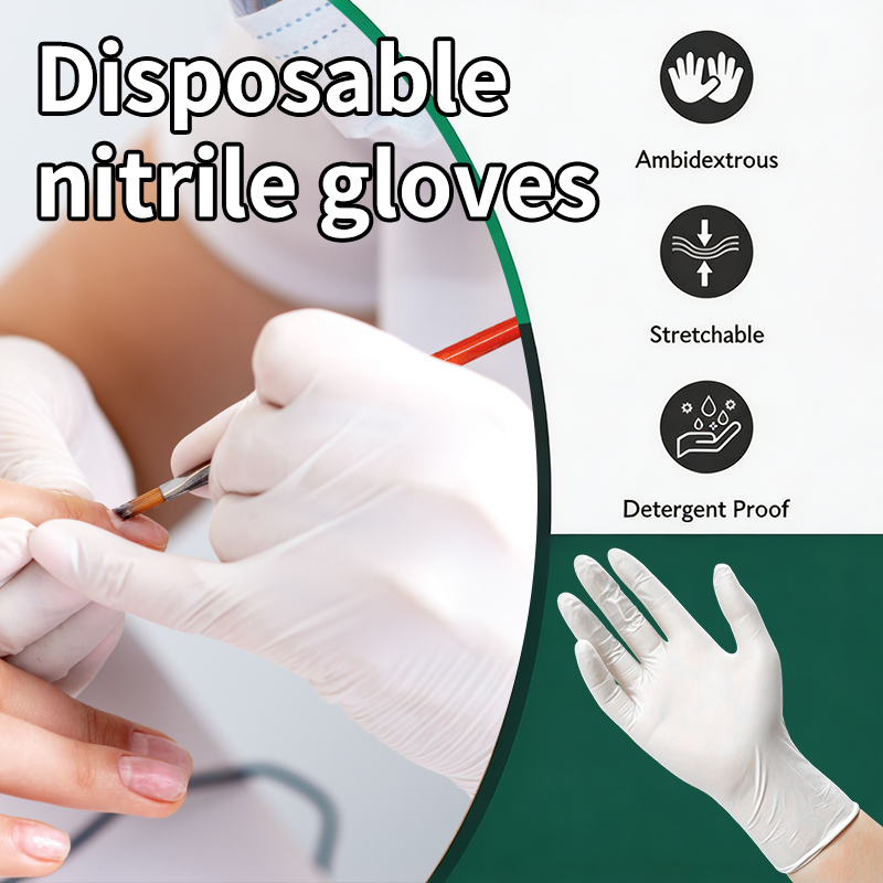 Latex Disposable Glove - 10/50/100/200/400PCS Nitrile Disposable Gloves for Work