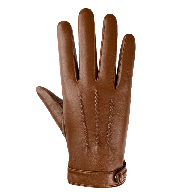 Men's Top Layer Sheepskin Genu - Leather Driving Glove 评论和价格