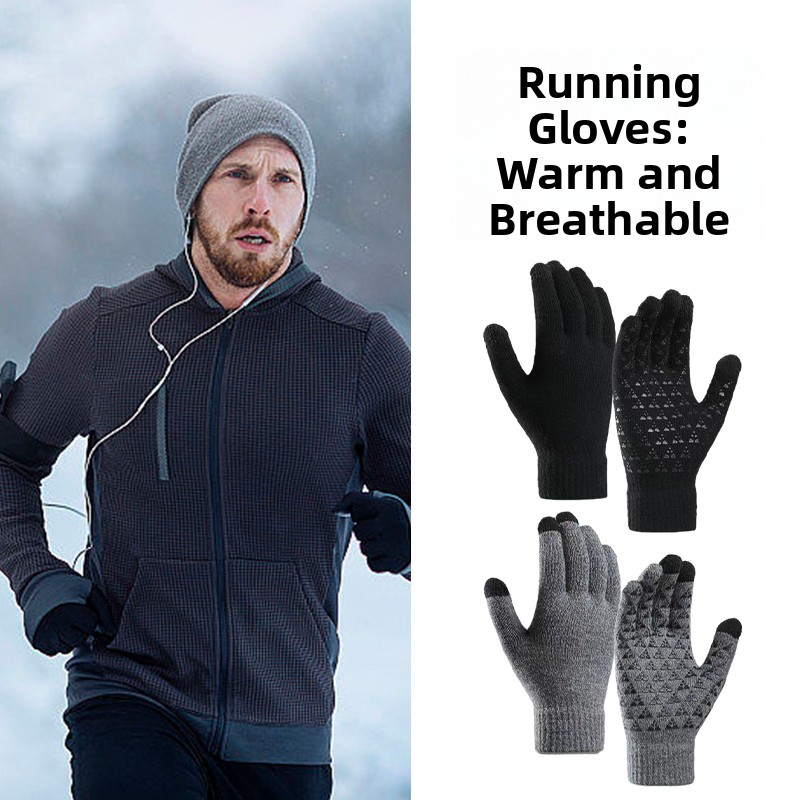 Unisex Outdoor Running Sports  - Wool Glove Lined 评论和价格