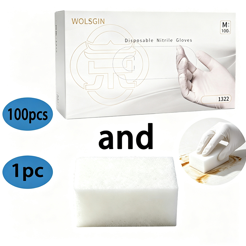10/50/100/200/400PCS Nitrile D - Latex Disposable Glove 评论和价格